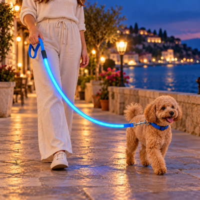 LumiPaseo Brilla — Correa LED para perros