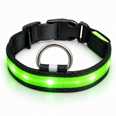 LumiPaseo — Collar LED recargable para perros